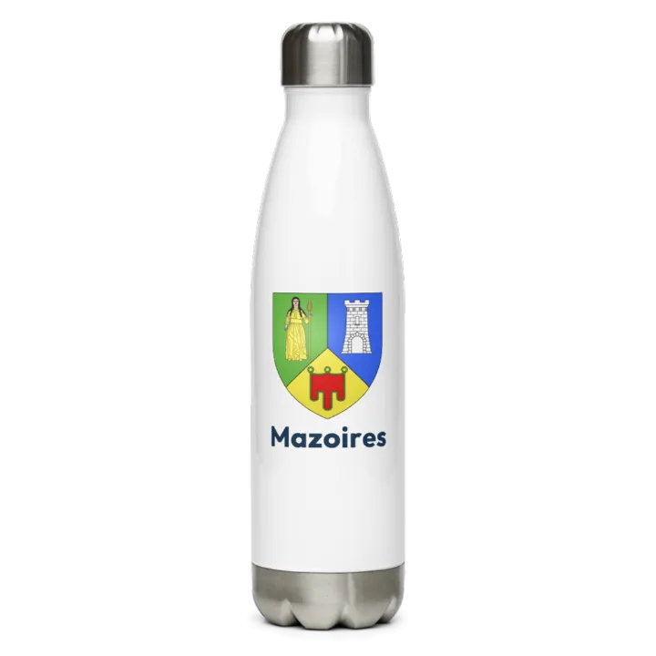 Gourde inox blason de Mazoires