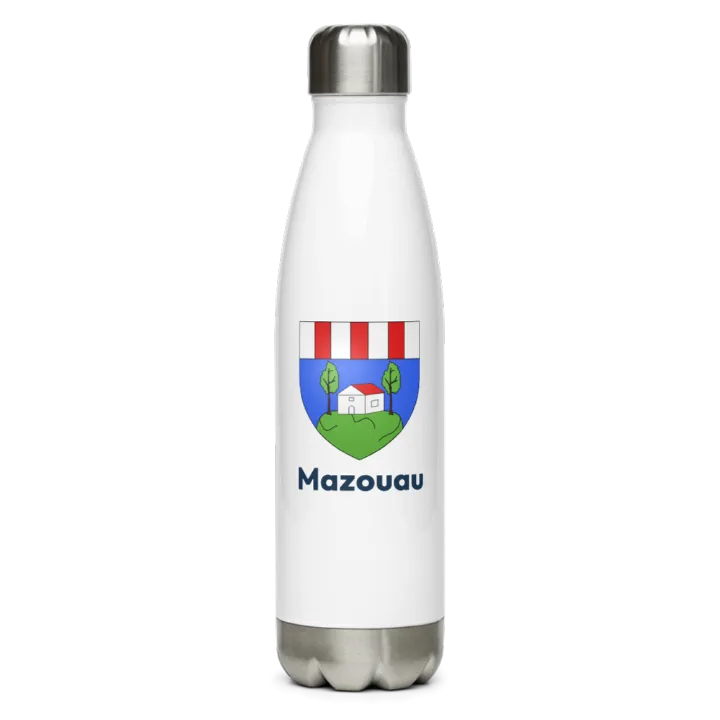 Gourde inox blason de Mazouau
