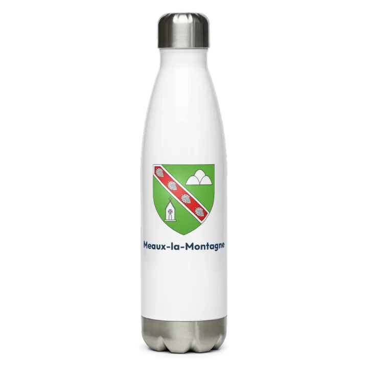 Gourde inox blason de Meaux-la-Montagne