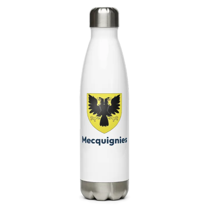 Gourde inox blason de Mecquignies