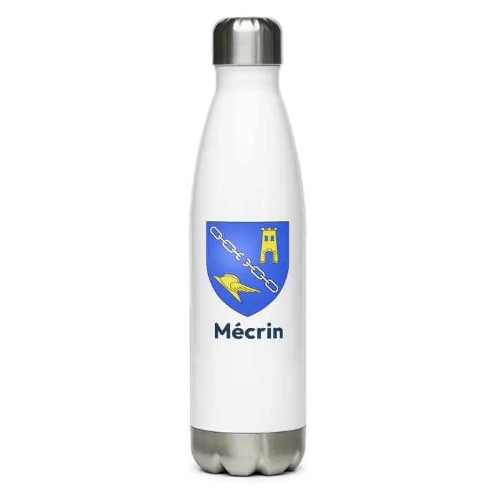 Gourde inox blason de Mécrin