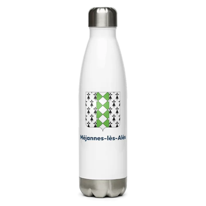 Gourde inox blason de Méjannes-lès-Alès
