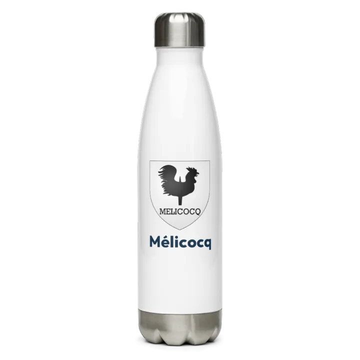 Gourde inox blason de Mélicocq