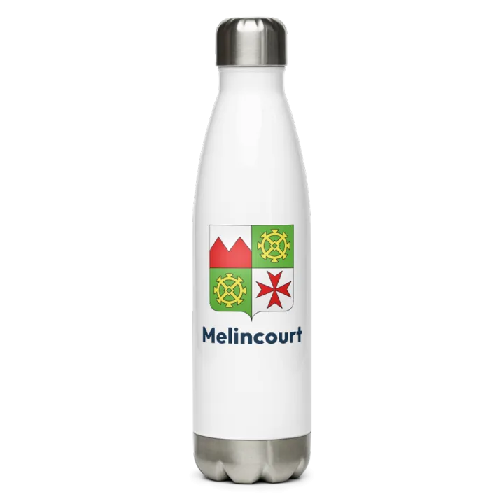 Gourde inox blason de Melincourt