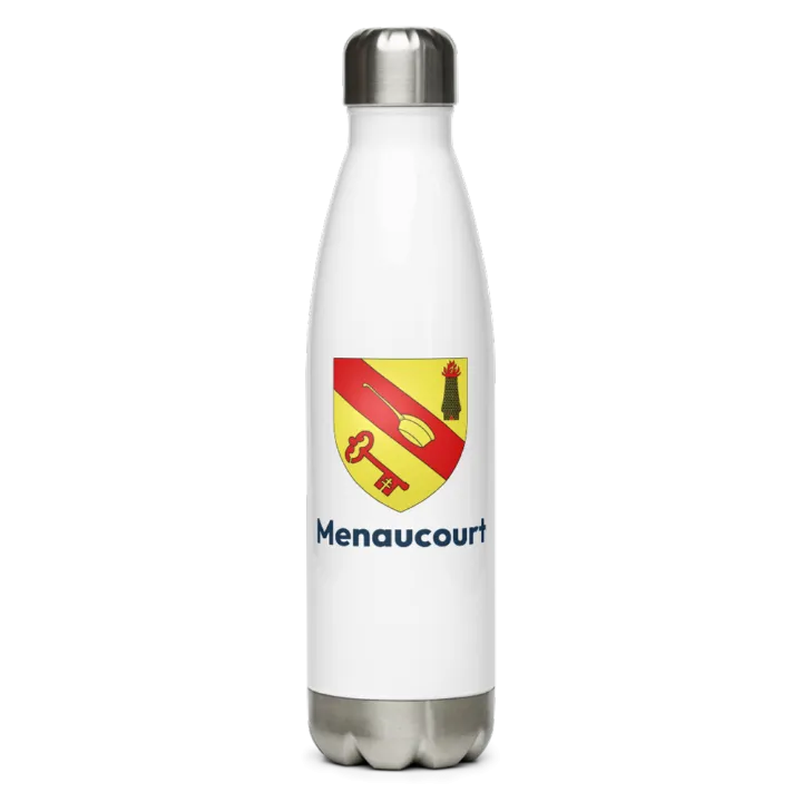Gourde inox blason de Menaucourt