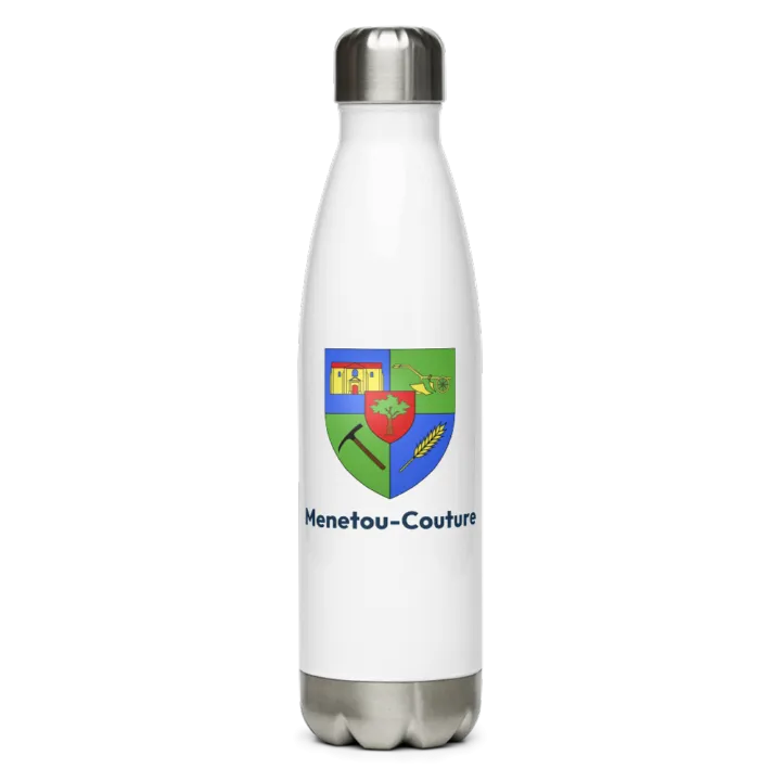 Gourde inox blason de Menetou-Couture