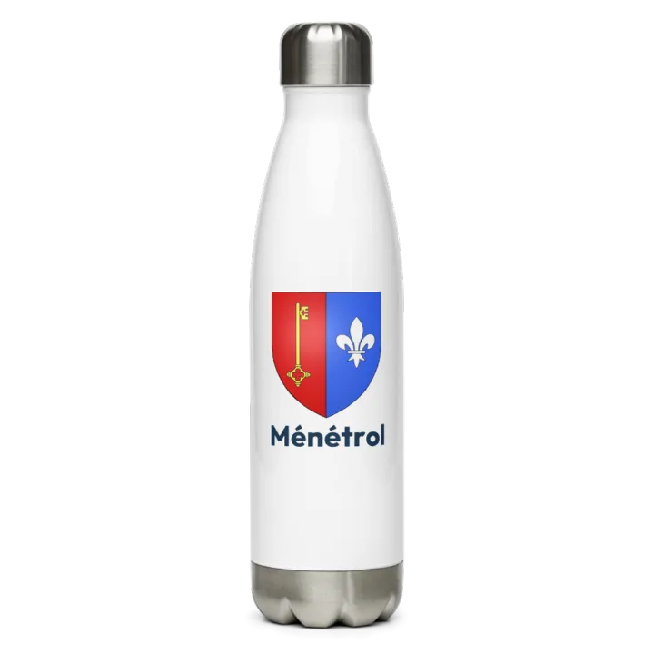 Gourde inox blason de Ménétrol