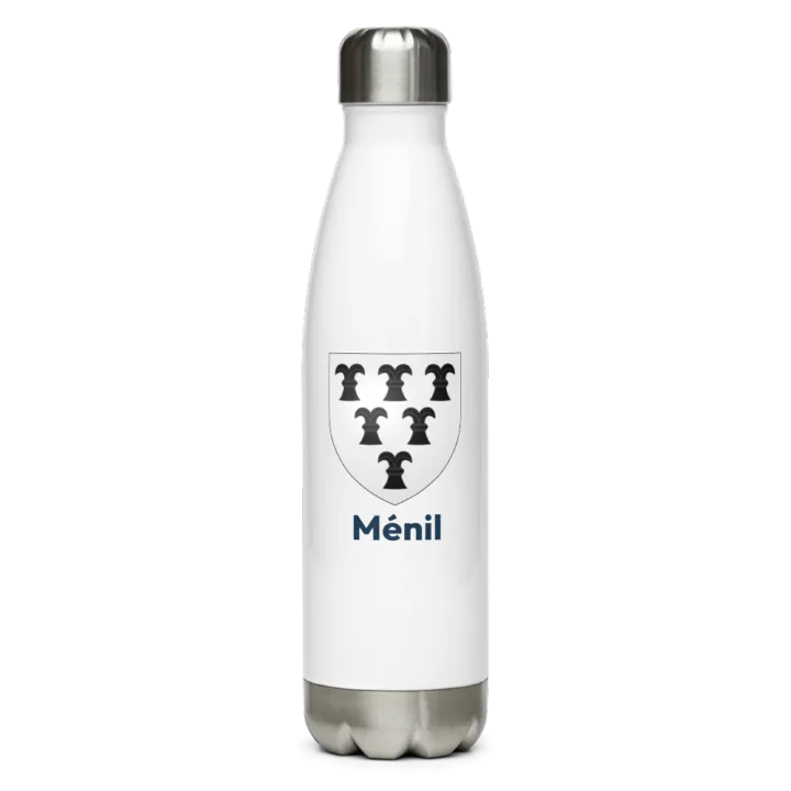 Gourde inox blason de Ménil