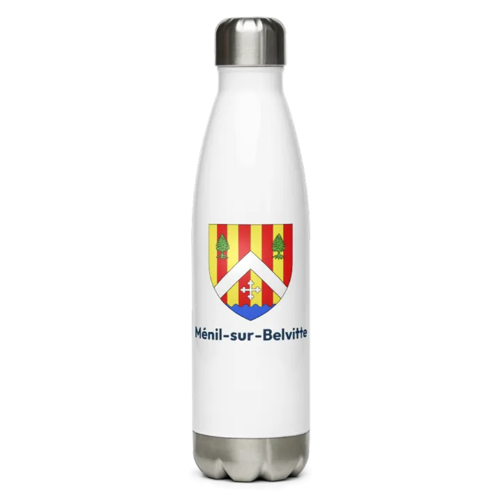 Gourde inox blason de Ménil-sur-Belvitte