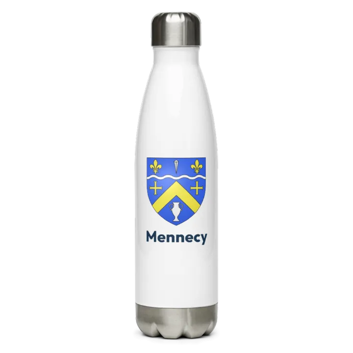 Gourde inox blason de Mennecy