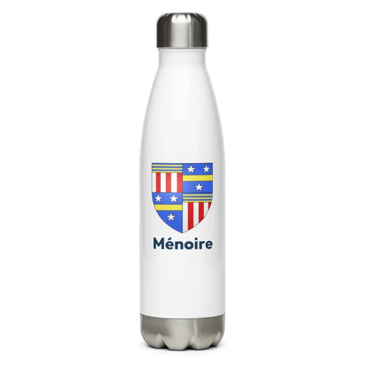 Gourde inox blason de Ménoire