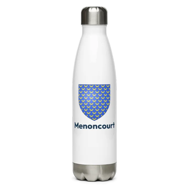 Gourde inox blason de Menoncourt