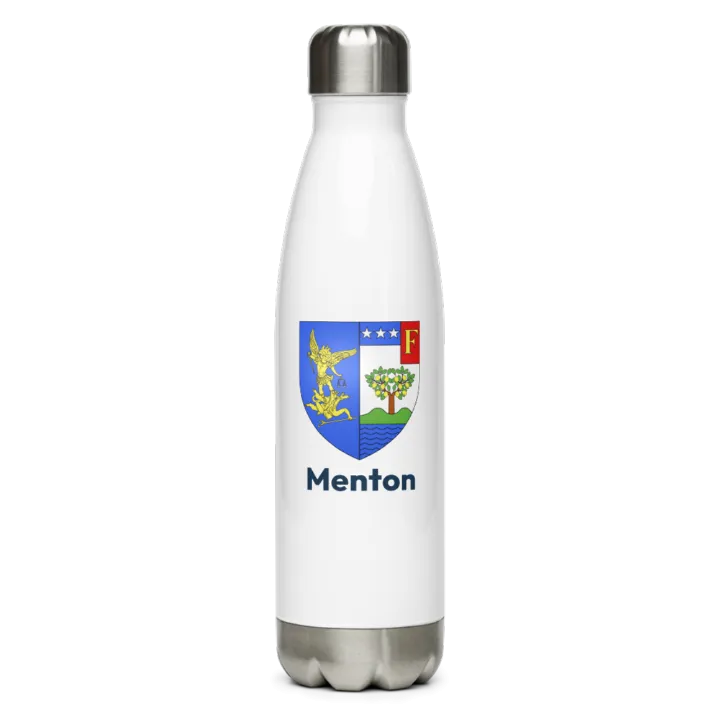 Gourde inox blason de Menton