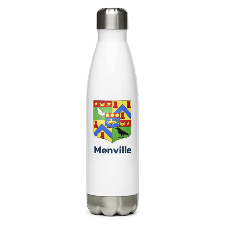 Gourde inox blason de Menville