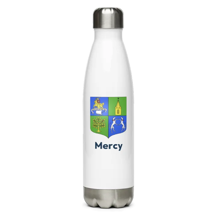 Gourde inox blason de Mercy
