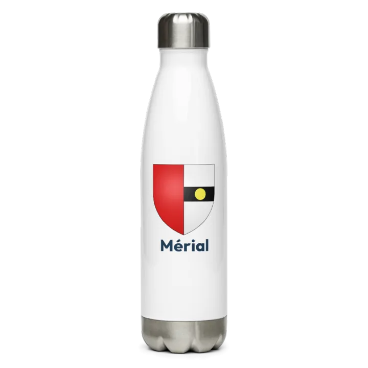 Gourde inox blason de Mérial