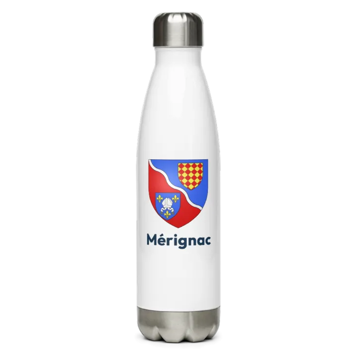Gourde inox blason de Mérignac
