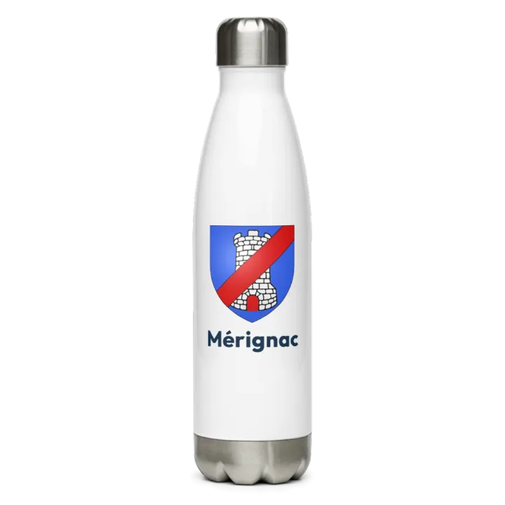 Gourde inox blason de Mérignac
