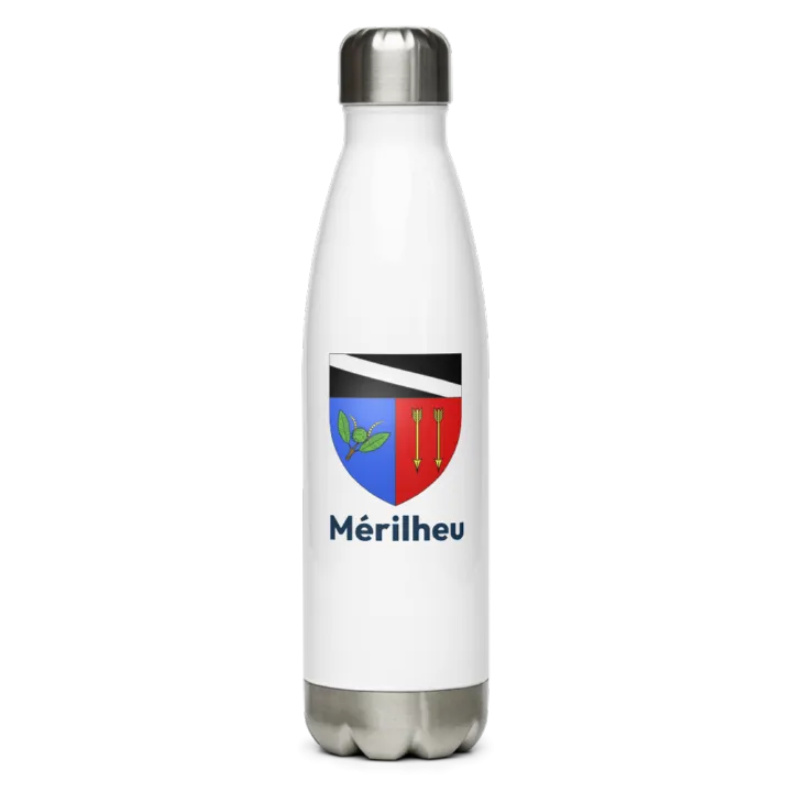 Gourde inox blason de Mérilheu