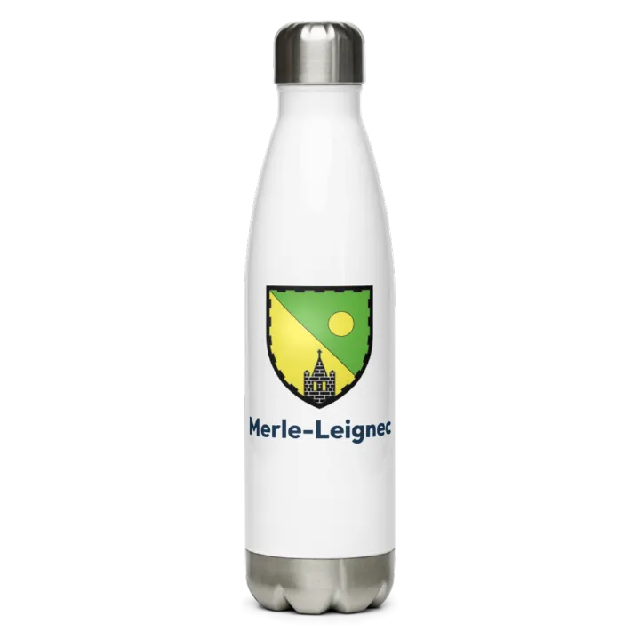 Gourde inox blason de Merle-Leignec