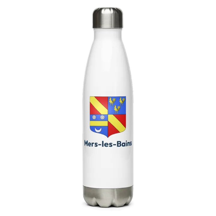 Gourde inox blason de Mers-les-Bains