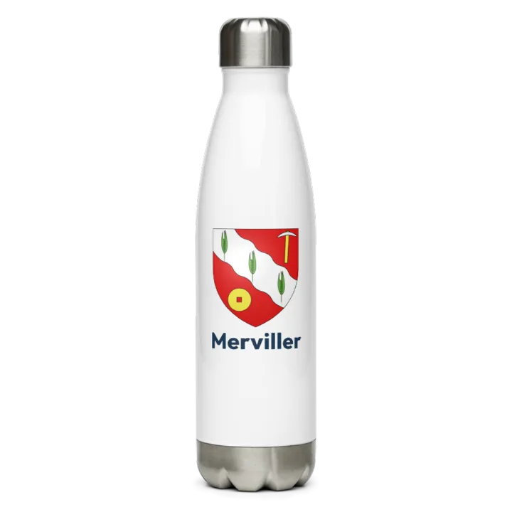Gourde inox blason de Merviller