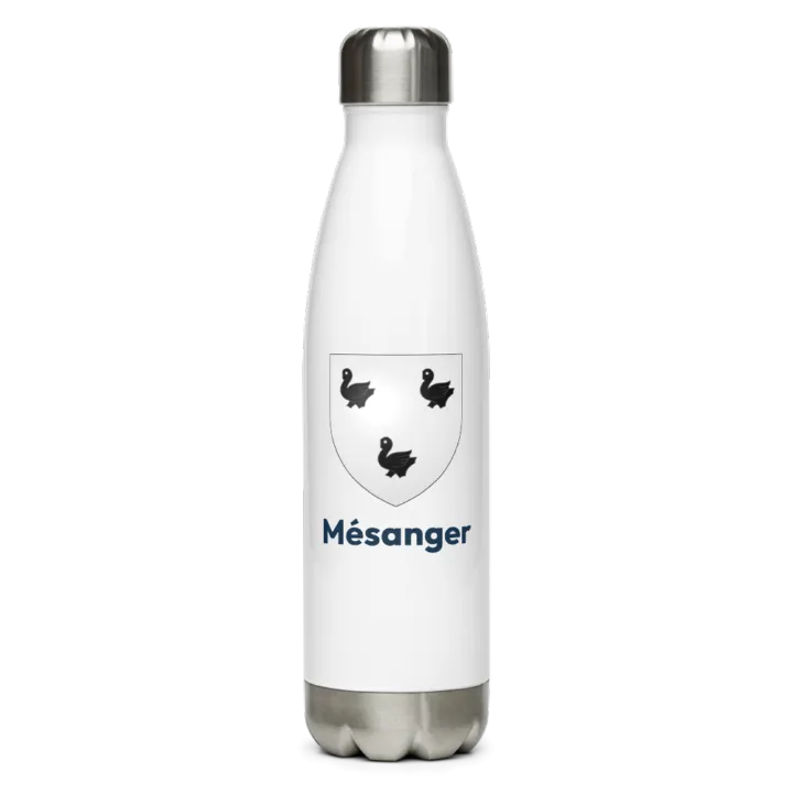 Gourde inox blason de Mésanger