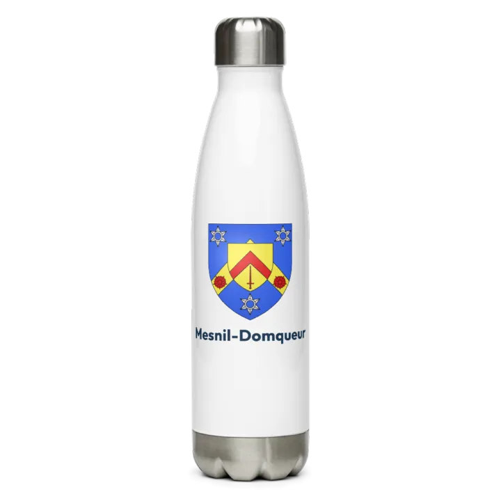 Gourde inox blason de Mesnil-Domqueur