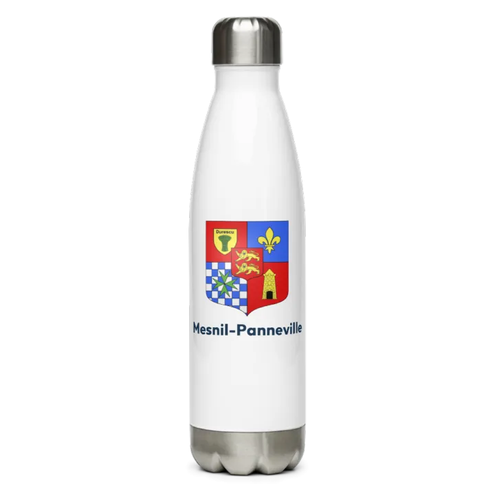 Gourde inox — blason de Mesnil-Panneville