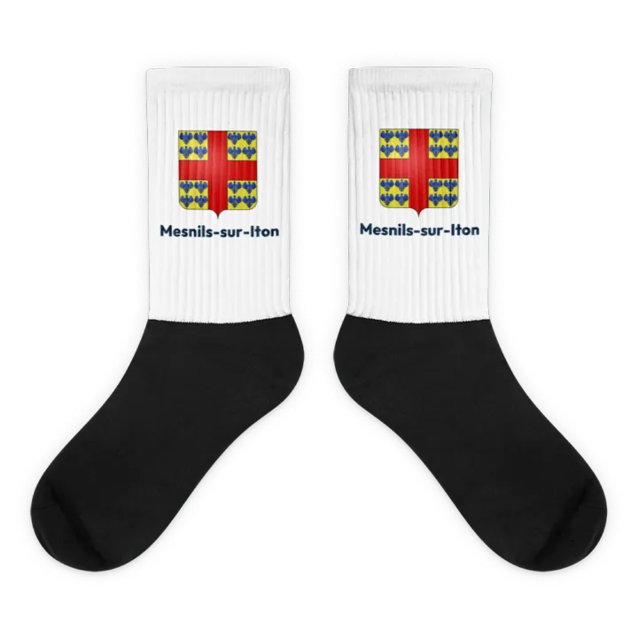 Chaussettes — blason de Mesnils-sur-Iton