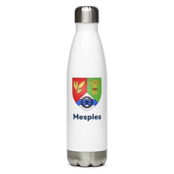Gourde inox blason de Mesples