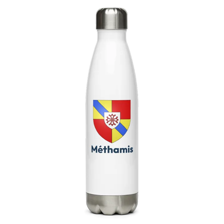 Gourde inox blason de Méthamis