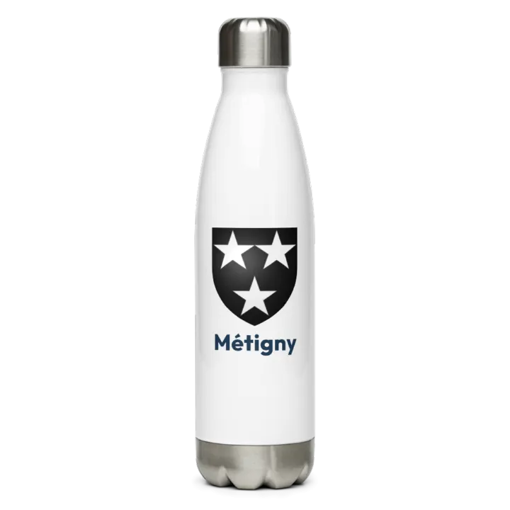 Gourde inox blason de Métigny