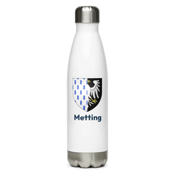 Gourde inox blason de Metting