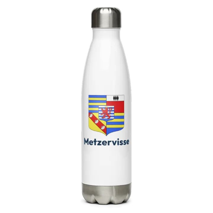 Gourde inox blason de Metzervisse