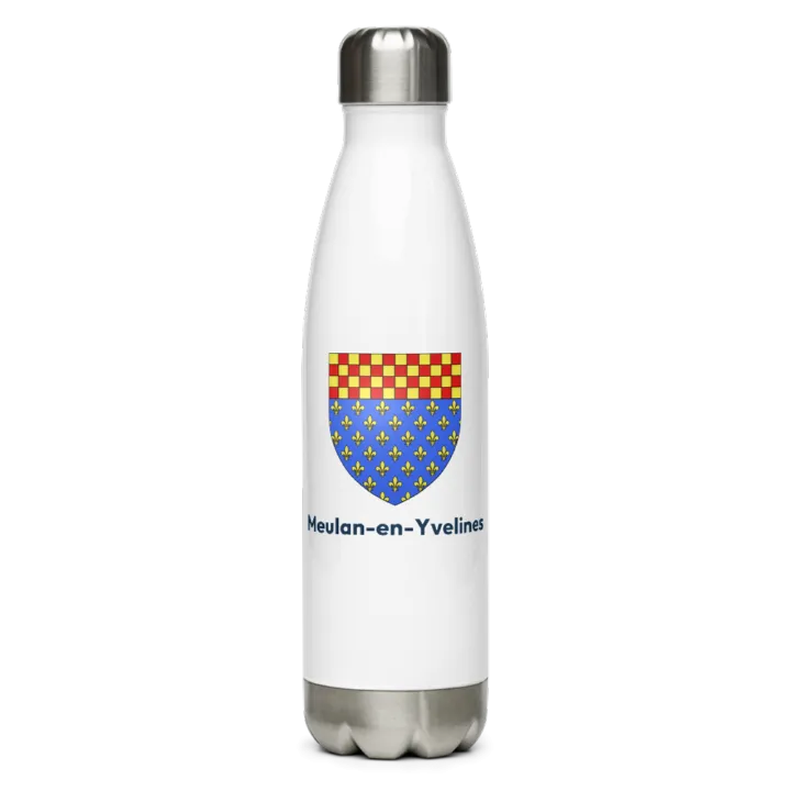 Gourde inox blason de Meulan-en-Yvelines