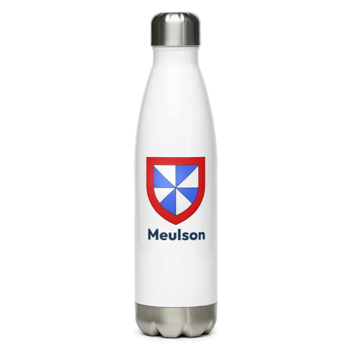 Gourde inox blason de Meulson
