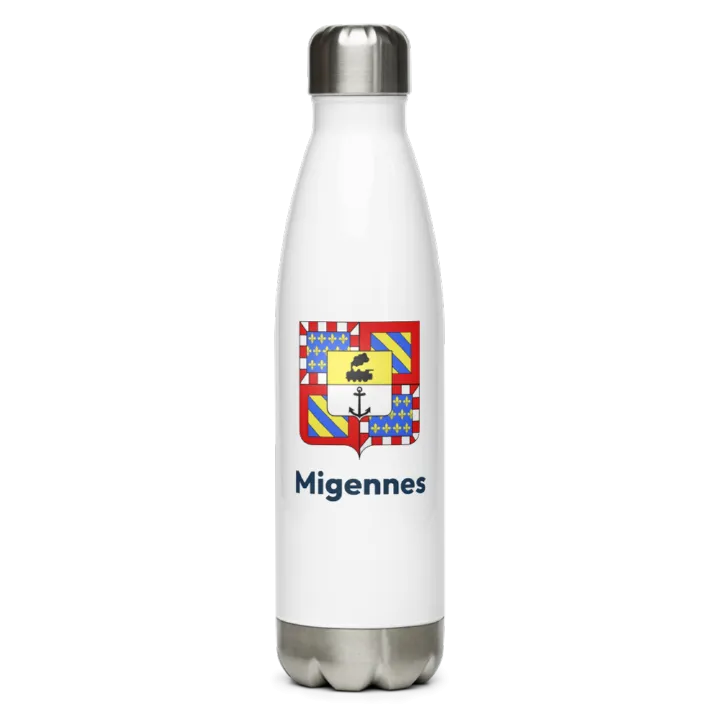 Gourde inox blason de Migennes
