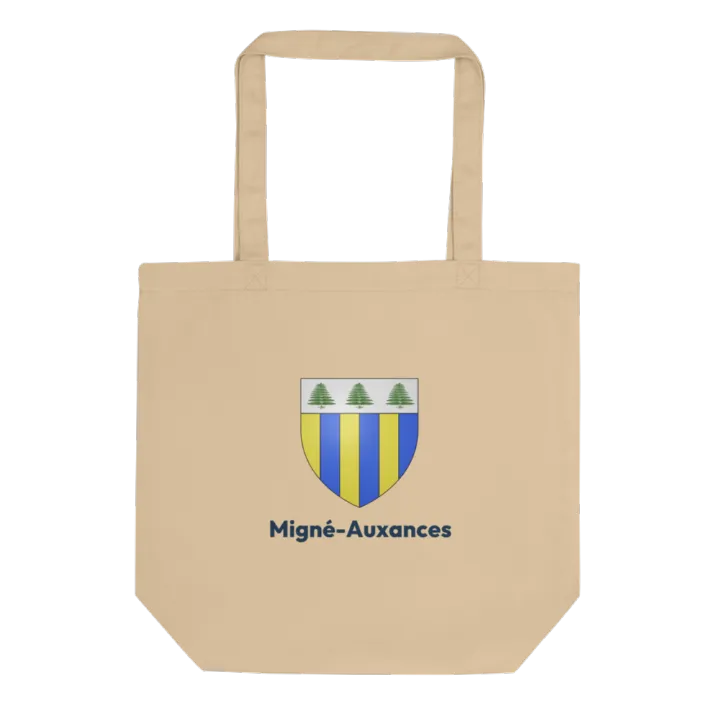 Tote bag coton bio — blason de Migné-Auxances