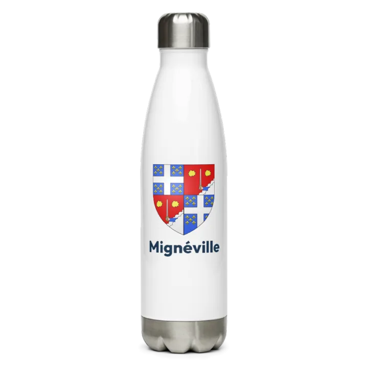 Gourde inox blason de Mignéville