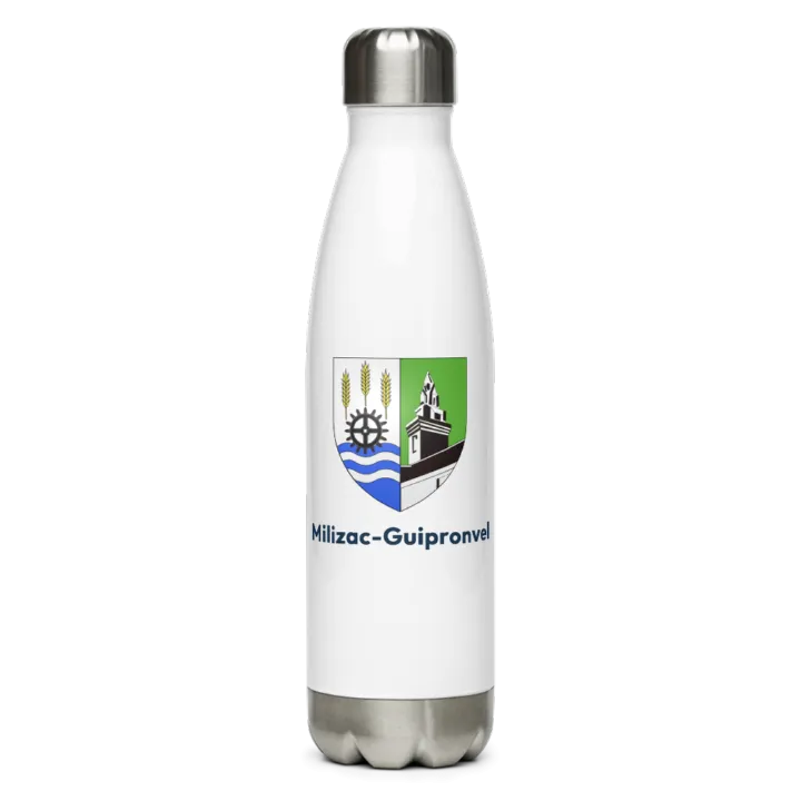 Gourde inox blason de Milizac-Guipronvel