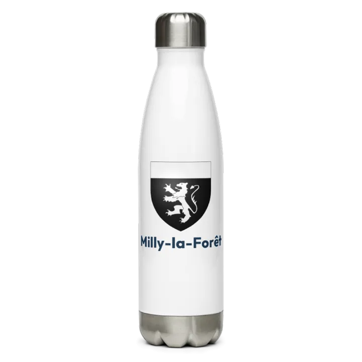 Gourde inox blason de Milly-la-Forêt