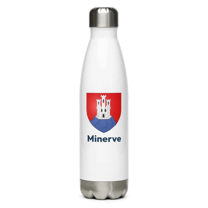 Gourde inox blason de Minerve
