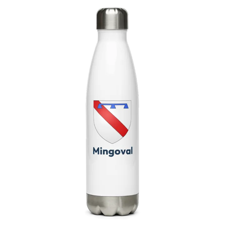 Gourde inox blason de Mingoval