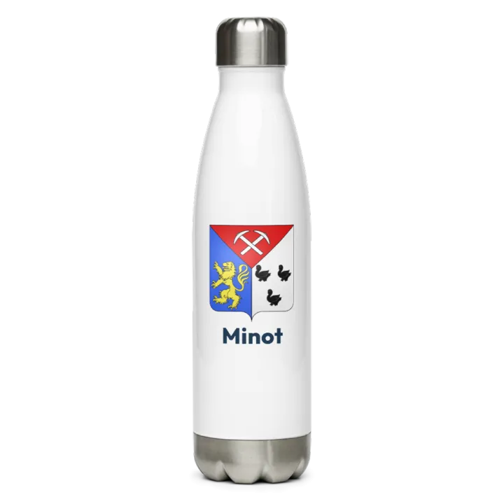 Gourde inox blason de Minot