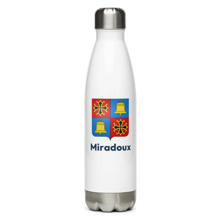 Gourde inox blason de Miradoux