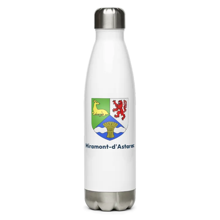 Gourde inox blason de Miramont-d'Astarac