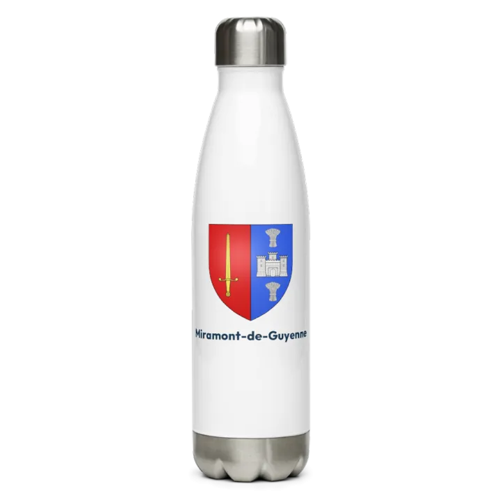 Gourde inox blason de Miramont-de-Guyenne