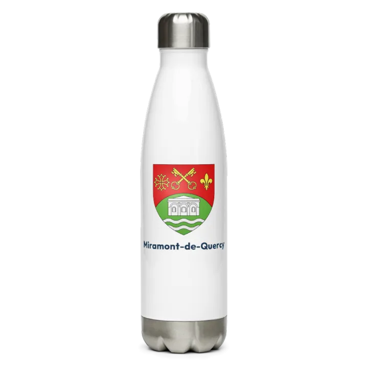 Gourde inox blason de Miramont-de-Quercy