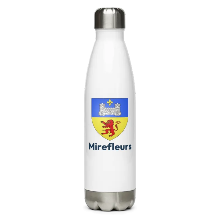 Gourde inox blason de Mirefleurs